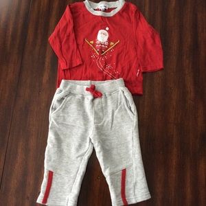 Le Top Christmas pant set